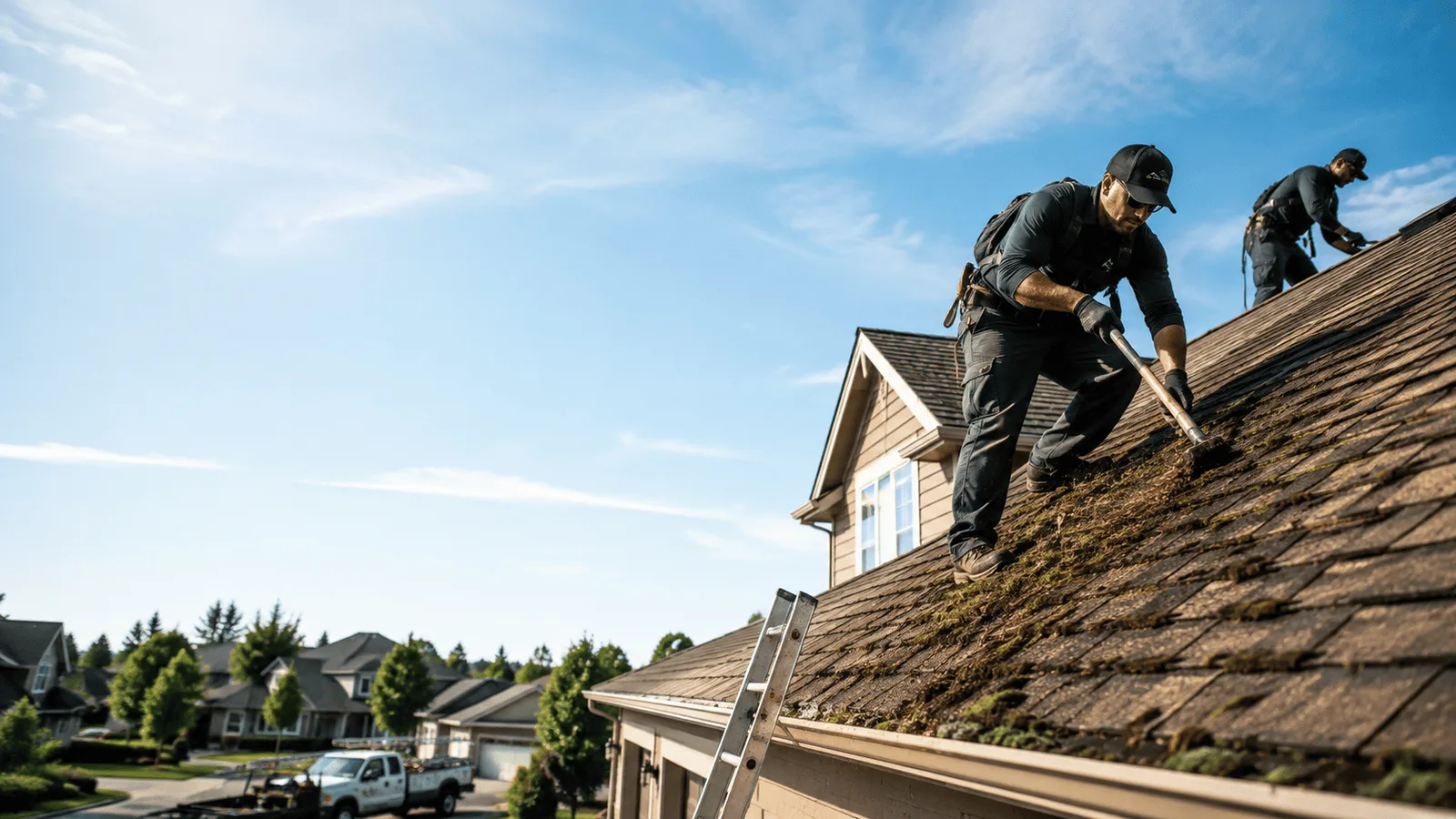 Roof Moss Removal in Asher, OK near me